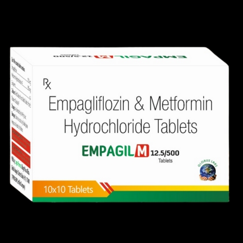 Empagliflozin & Metformin Hydrochloride Tablets (EMPAGILM 12.5/500)
